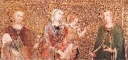 Simone Martini Madonna and Child between St Stephen and St Ladislaus oil painting